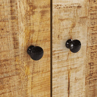 Mobile Lavabo 62x33x58cm Legno Massello Mango Legno Multistrato