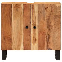Mobile Lavabo 62x33x58 cm Legno Massello Acacia e Multistrato 351987