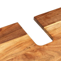 Mobile Lavabo 62x33x58 cm Legno Massello Acacia e Multistrato 351987