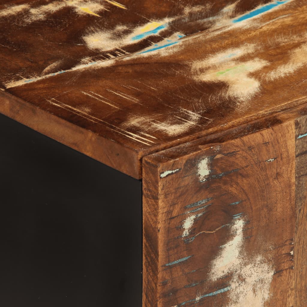 vidaXL Mobile da Bagno a Parete 38x33x48cm Legno Massello di Recupero