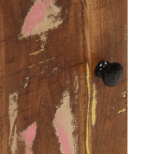 Mobile da Bagno a Parete 38x33x48cm Legno Massello di Recupero 351992