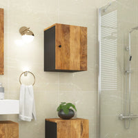 Mobile da Bagno a Parete 38x33x48 cm in Legno Massello di Mangocod mxl 127588