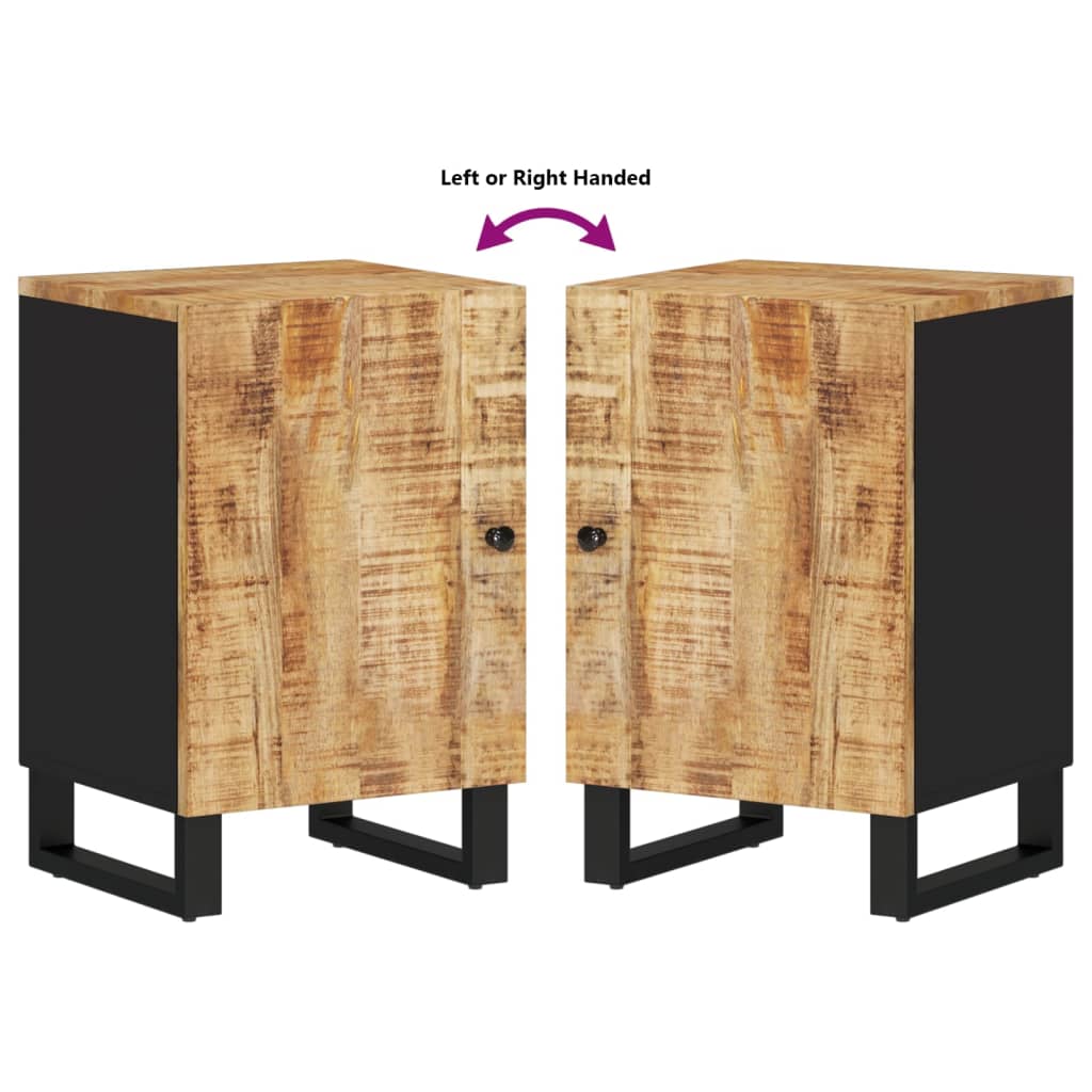 Mobile da Bagno 38x33x58 cm in Legno Massello di Mango 351994