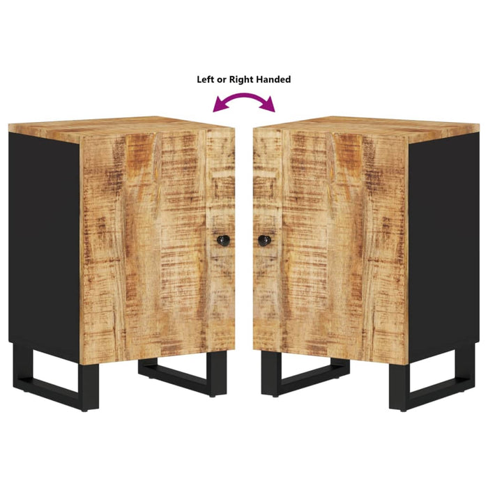 Mobile da Bagno 38x33x58 cm in Legno Massello di Mango 351994