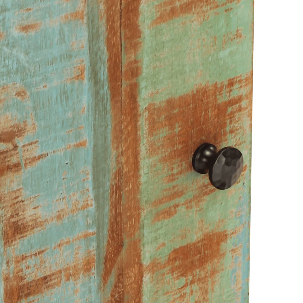 Mobile da Bagno 38x33x58cm Legno Massello di Recupero 351996