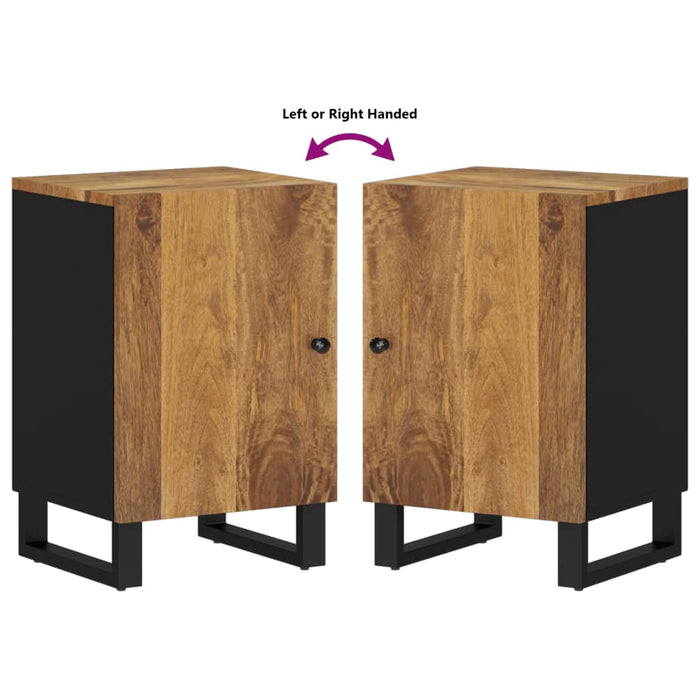 Mobile da Bagno 38x33x58 cm in Legno Massello di Mango 351997