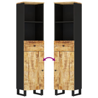 Mobile da Bagno 38x33x160 cm in Legno Massello di Mango 351998