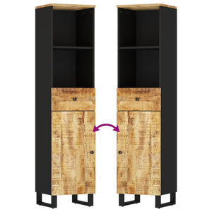 Mobile da Bagno 38x33x160 cm in Legno Massello di Mango 351998