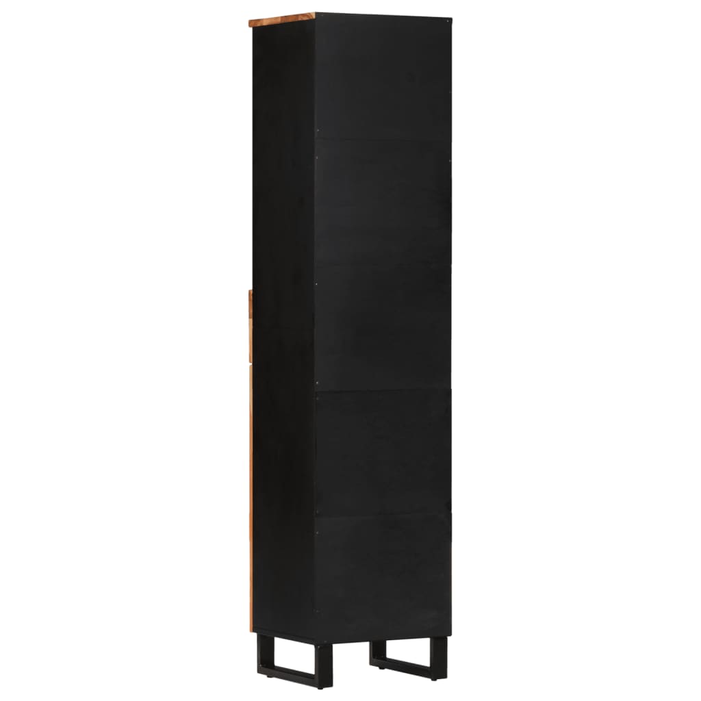 vidaXL Mobile da Bagno 38x33x160 cm in Legno Massello di Acacia