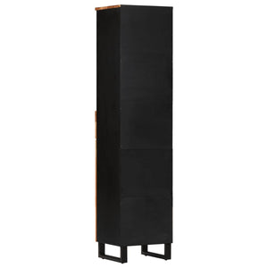 vidaXL Mobile da Bagno 38x33x160 cm in Legno Massello di Acacia