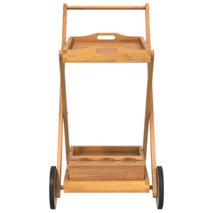 Carrello da Tè 54x87x90 cm in Legno Massello di Acacia 319424