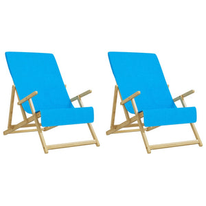 Asciugamani da Spiaggia 2 pz Turchese 60x135 cm Tessuto 400 GSM 362679
