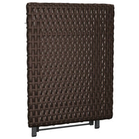 Tavolo Pieghevole Marrone 45x35x32 cm in Polyrattan 362250