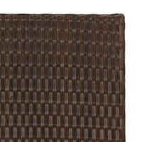 Tavolo Pieghevole Marrone 45x35x32 cm in Polyrattan 362250