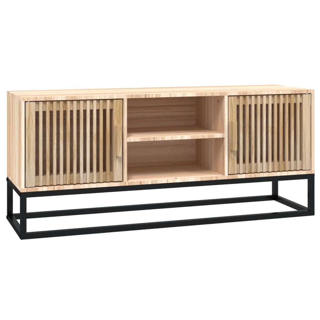 Mobile Porta TV-Mobile per TV-Credenza TV 105x30x45 cm in Legno Multistrato e Ferro