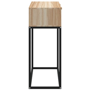 Tavolino Consolle 80x30x75 cm Legno Multistrato e Ferro 352105
