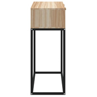 Tavolino Consolle 80x30x75 cm Legno Multistrato e Ferro