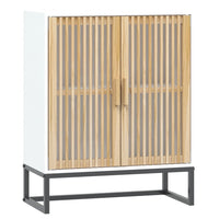 Credenza Bianca 60x30x75 cm in Legno Multistrato 352109