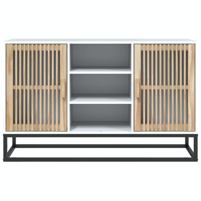 Credenza Bianca 105x30x65 cm in Legno Multistrato 352118