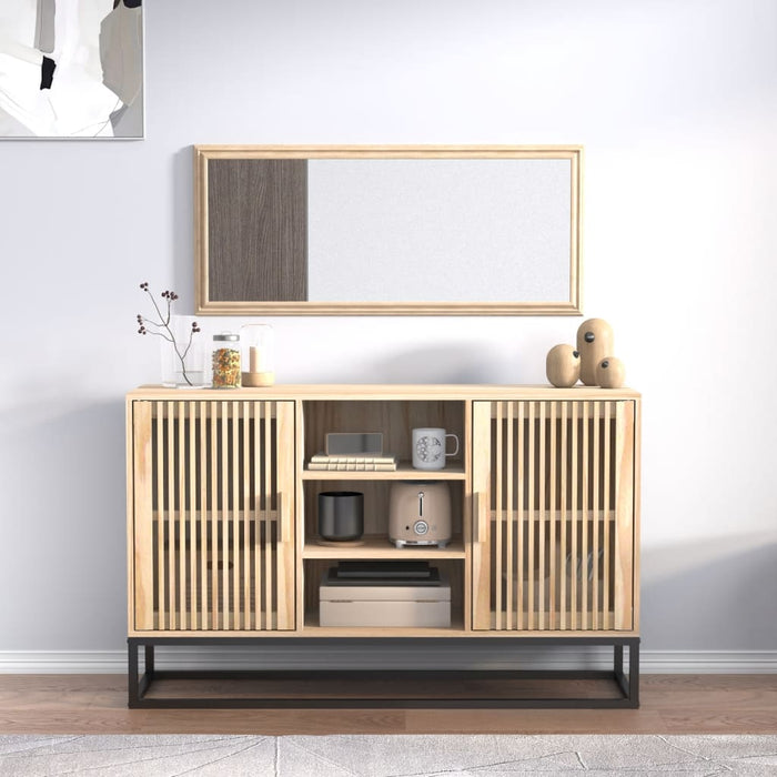 Credenza-Buffet-Armadio da cucina 105x30x65 cm in Legno Multistrato 750957