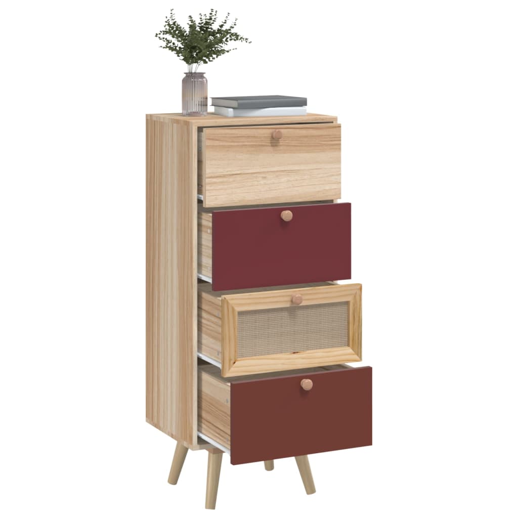 Credenza con Cassetti 40x30x95 cm in Legno Multistratocod mxl 80825