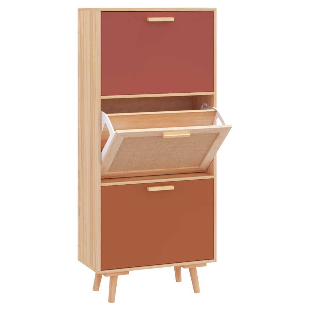 Scarpiera 52x25x120 cm in Legno Multistrato 352171