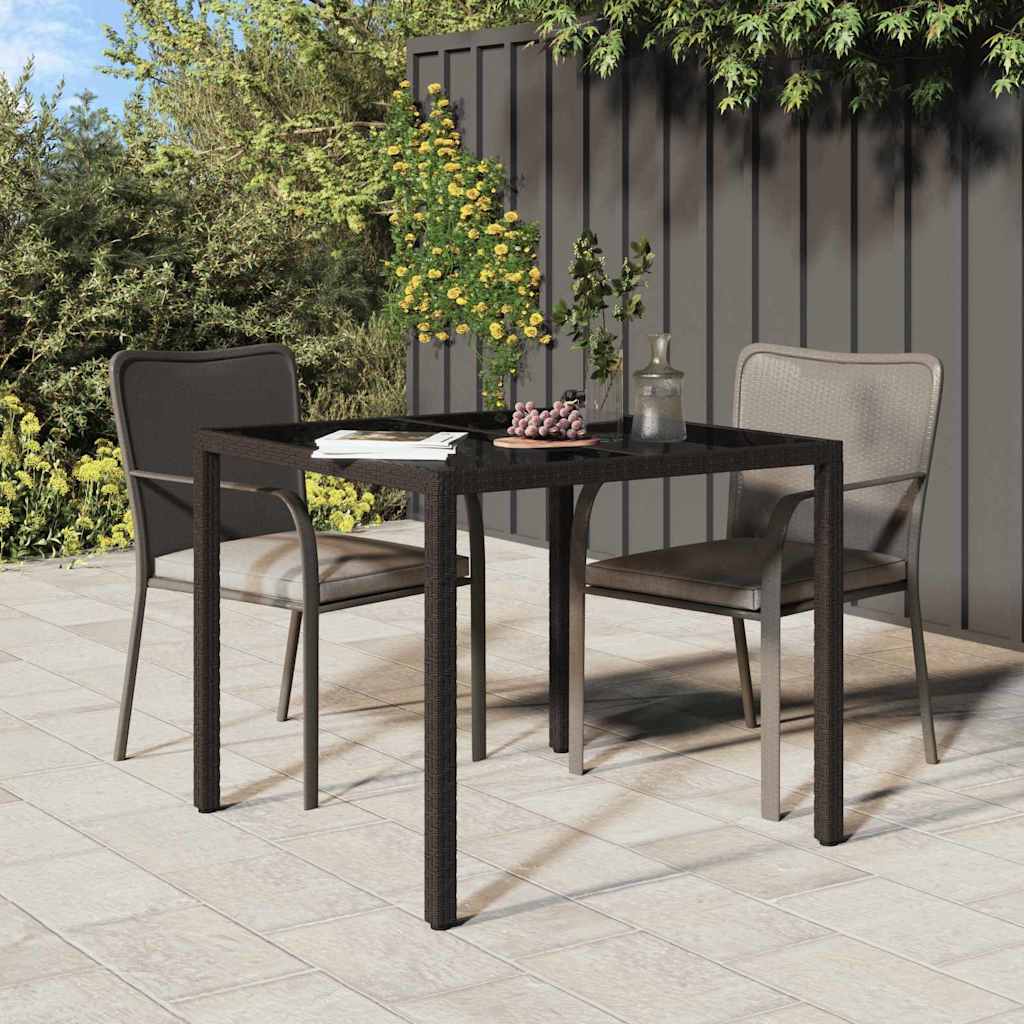Tavolo da Pranzo da Giardino Marrone 90 x 90 x 75 cm 362532