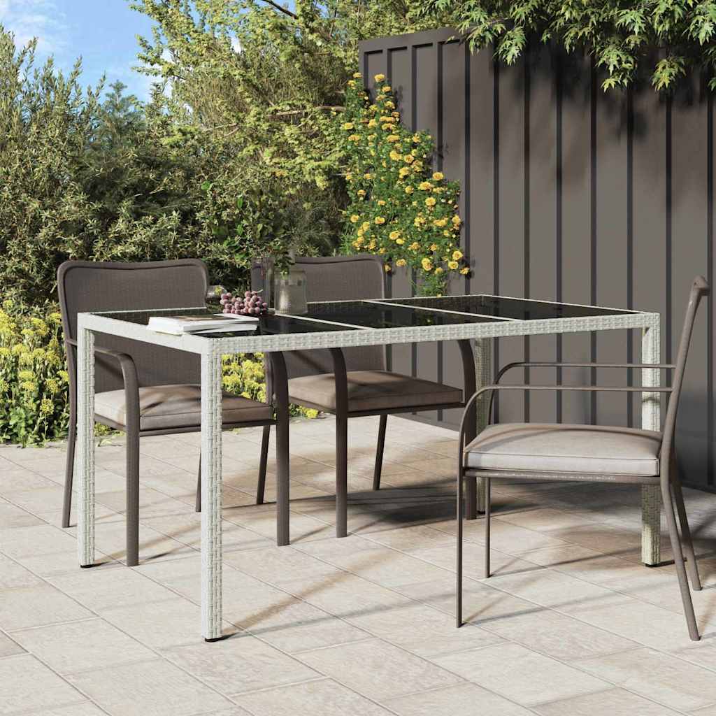 Tavolo da Pranzo da Giardino Bianco 150 x 90 x 75 cm 362542