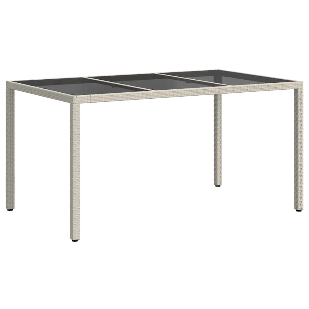 Tavolo da Pranzo da Giardino Bianco 150 x 90 x 75 cm 362542