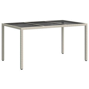 Tavolo da Pranzo da Giardino Bianco 150 x 90 x 75 cm 362542