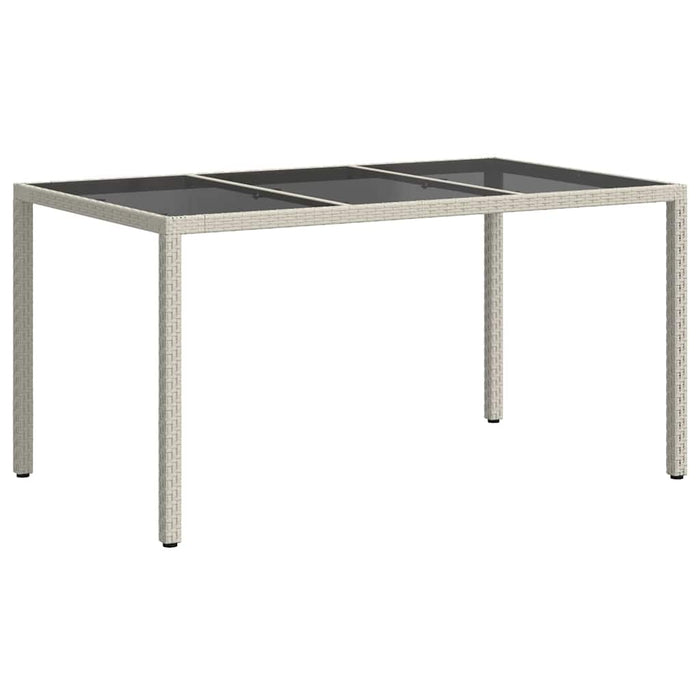 Tavolo da Pranzo da Giardino Bianco 150 x 90 x 75 cm 362542