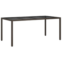 Tavolo da Pranzo da Giardino Marrone 190 x 90 x 75 cm 362546