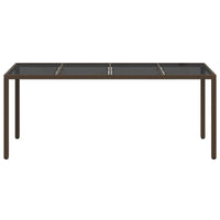 Tavolo da Pranzo da Giardino Marrone 190 x 90 x 75 cm 362546