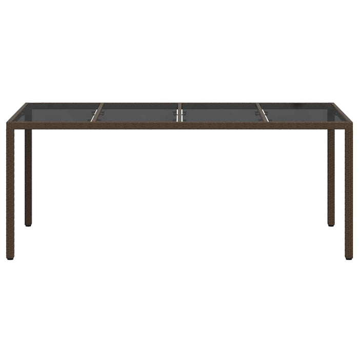 Tavolo da Pranzo da Giardino Marrone 190 x 90 x 75 cm 362546