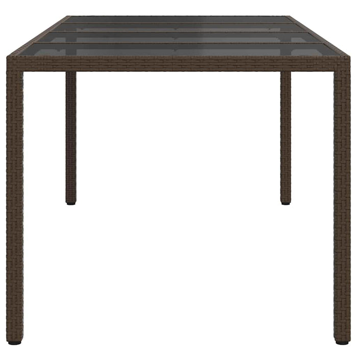 Tavolo da Pranzo da Giardino Marrone 190 x 90 x 75 cm 362546