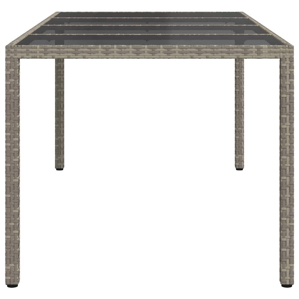 Tavolo da Pranzo da Giardino Grigio 190 x 90 x 75 cm 362548