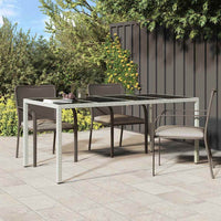 Tavolo da Pranzo da Giardino Bianco 190 x 90 x 75 cm 362549