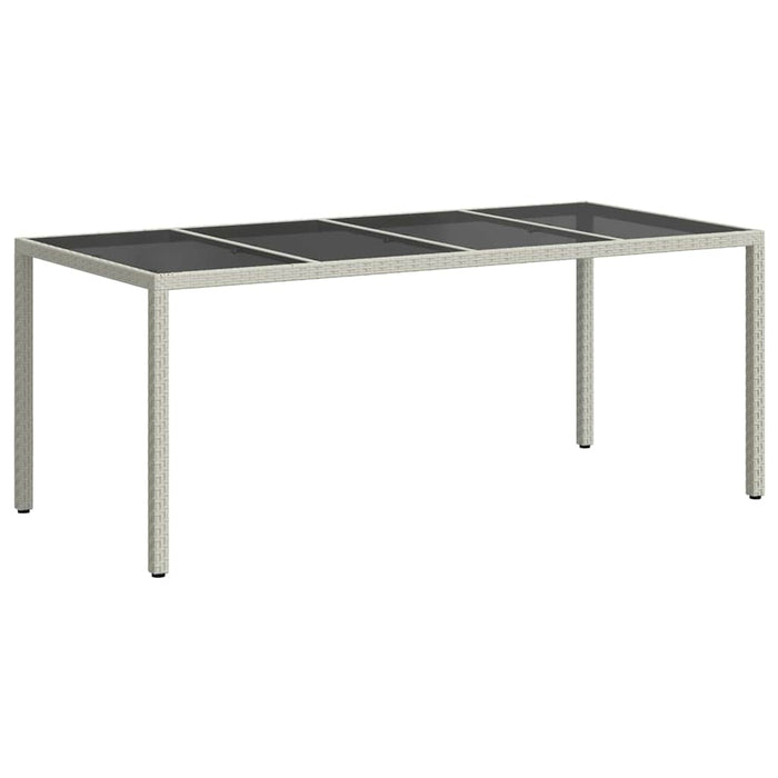 Tavolo da Pranzo da Giardino Bianco 190 x 90 x 75 cm 362549