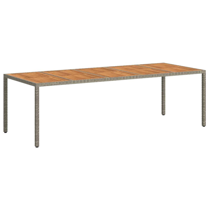 Tavolo da Pranzo da Giardino Grigio 250 x 100 x 75 cm 362559