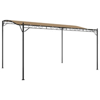 Tettoia Tortora 4x3 m 180 g/mÂ² Tessuto e Acciaiocod mxl 105563