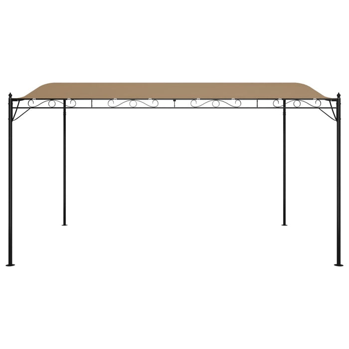 Tettoia Tortora 4x3 m 180 g/mÂ² Tessuto e Acciaiocod mxl 105563