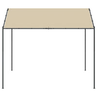 Tenda a Baldacchino Beige 3x3 m in Acciaio e Tessuto 362451