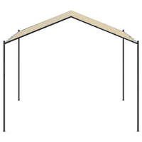 Tenda a Baldacchino Beige 3x3 m in Acciaio e Tessuto 362451