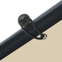 Tenda a Baldacchino Beige 4x4 m in Acciaio e Tessuto 362454