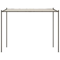Gazebo Bianco 3x3 m 180 g/m² Tessuto e Acciaio