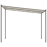 Gazebo Bianco 3x3 m 180 g/m² Tessuto e Acciaio