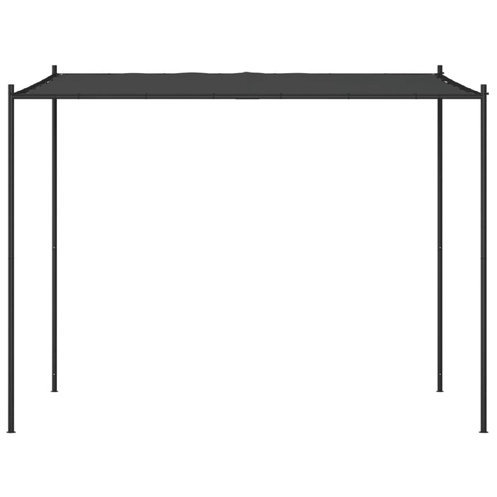 Gazebo Antracite 3x3 m 180 g/mÂ² Tessuto e Acciaiocod mxl 128520