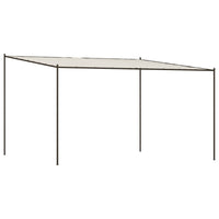 Gazebo Bianco 4x4 m 180 g/mÂ² Tessuto e Acciaiocod mxl 69676