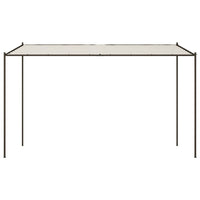 Gazebo Bianco 4x4 m 180 g/mÂ² Tessuto e Acciaiocod mxl 69676
