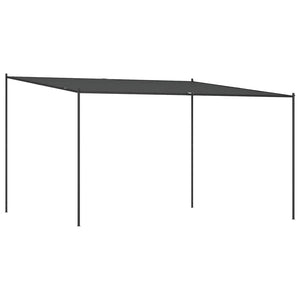 Gazebo Antracite 4x4 m 180 g/mÂ² Tessuto e Acciaiocod mxl 93687